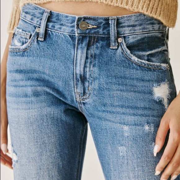 🔥KANCAN🔥NEW STYLE! MID RISE CLASSIC BOYFRIEND - Picture 2 of 6